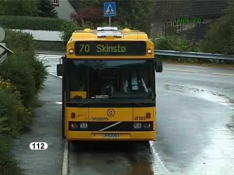 Bergen buss linje 70 Skinstø (old gaia)