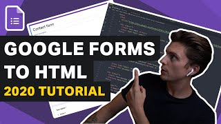 [HOW TO] Add Google Forms to a website | CUSTOMISE HTML & CSS
