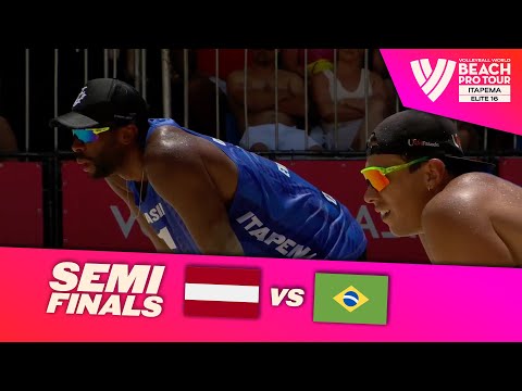Plavins/Fokerots vs. Evandro/Arthur - Semi Final Highlights | Itapema 2025 #BeachProTour