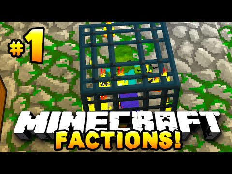 Minecraft FACTIONS #1 "ZOMBIE SPAWNER!" - w/PrestonPlayz & MrWoofless