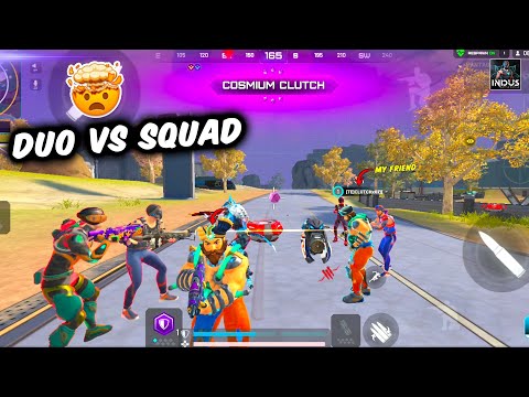 "DUO vs SQUAD INSANE CLUTCH! Destroying Full Teams in Indus Battle Royale! 🔥"