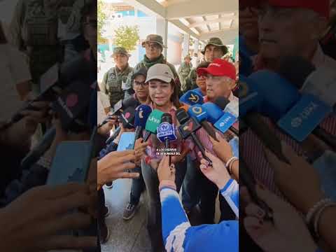 Gobernadora de Nueva Esparta, Marisel Velásquez, aseguró "el pueblo ha salido a votar masivamente"