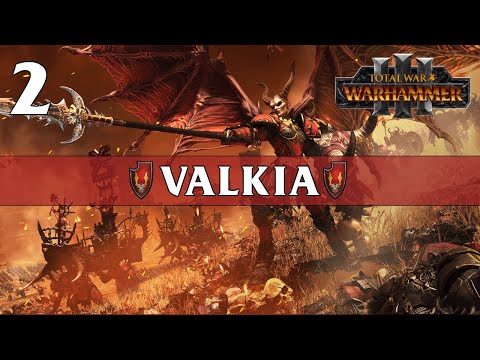 VALKIA THE BLOODY - Total War: Warhammer 3 Champions of Chaos Campaign #2