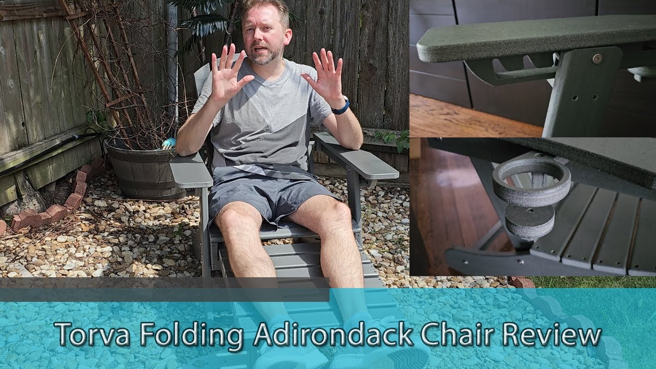 BEST PATIO OR LAWN CHAIR - Torva Folding Adirondack Chair Review