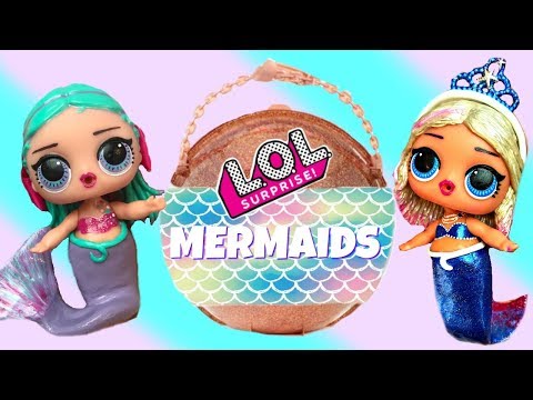 Finding LOL Big Surprise Custom Mermaids with Barbie Mermaid Queen
