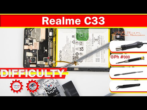 Realme C33 RMX3627 Teardown Take apart in Detail