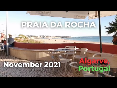 Praia da Rocha Beachline Street Walk November 2021