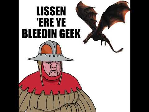 the virgin Wyvern nerd vs the CHAD Dragon Respecter #fantasy #dndmemes #dragons