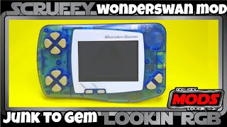 Wonderswan Mod Junk to Gem Scruffy Lookin RGB Mods