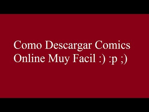 Como Descargar Comics Online DC y Marvel