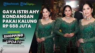 Gaya Glamor Annisa Pohan Jadi Istri Pejabat, Pakai Kalung Rp 688 Juta di Ngunduh Mantu Al Ghazali