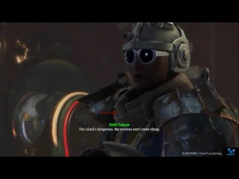 Fallout 4 Far Harbor DLC - The Hold Out | Search Uncle Ken, Defend Visitors Center, Mitch