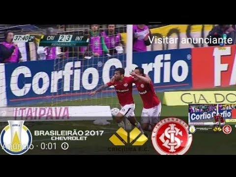 MELHORES MOMENTOS DE CRICIÚMA 2 X 3 INTERNACIONAL - CAMPEONATO BRASILEIRO SÉRIE B - 21/10/2017