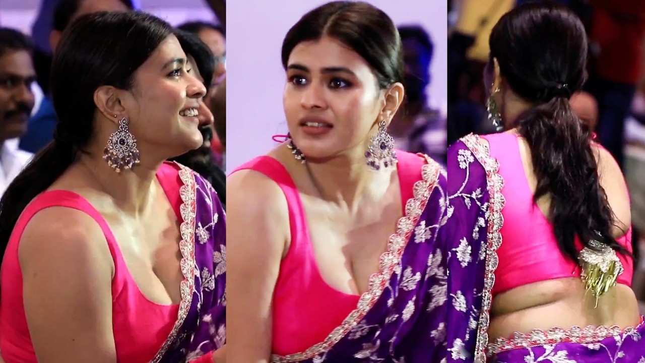 Hebah Patel  cleavage tease