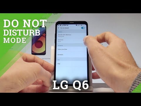 How to Enable Do Not Disturb in LG Q6 - DND Settings / Mute Sounds |HardReset.Info