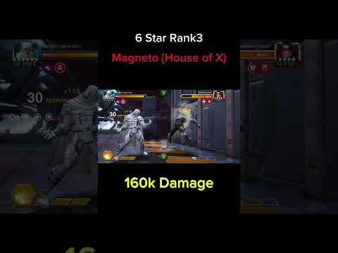 6 star Magneto Rank3 | 160k damage #Magneto #mcoc