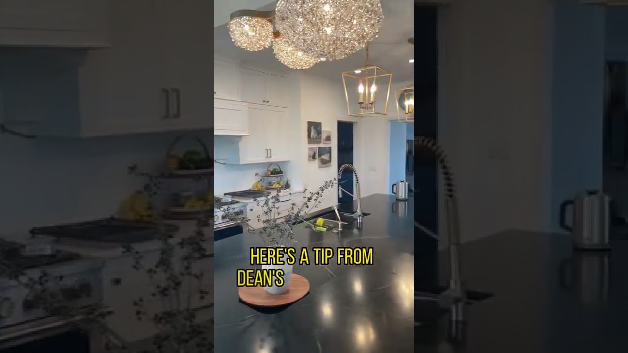 Home lighting tip. What size should the light above your kitchen island be #lightingtip #Kitchen