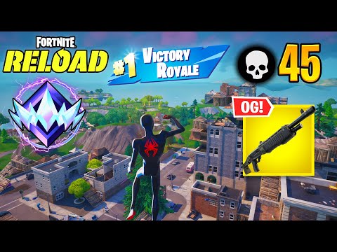 Fortnite Reload | High Kill UNREAL Ranked Wins Full Gameplay (Keyboard & Mouse)