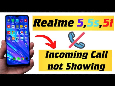 How to Fix Incoming Call not Showing Realme 5, 5s, 5i | incoming calls Problem Fix 2022