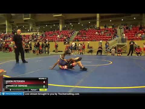 93 Lbs Round 3 - Jaxon Petersen, NE Vs JaMarcus Siemens, OK Ce18