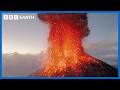 Precision Drone Flying Around An Erupting Volcano Pt 2 BBC Earth Science