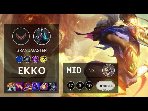 Ekko Mid vs Corki - EUW Grandmaster Patch 12.2
