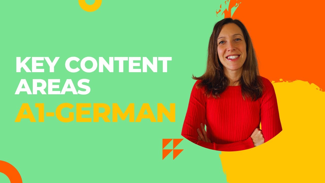 Key Content areas for A1 German