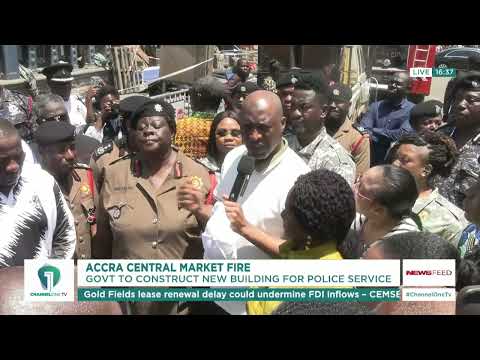 Gov’t Plans New Building for Fire Victims at Accra Police Barracks Annex