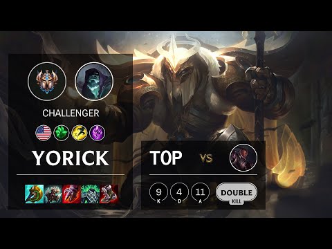 Yorick Top vs Lucian - NA Challenger Patch 11.9
