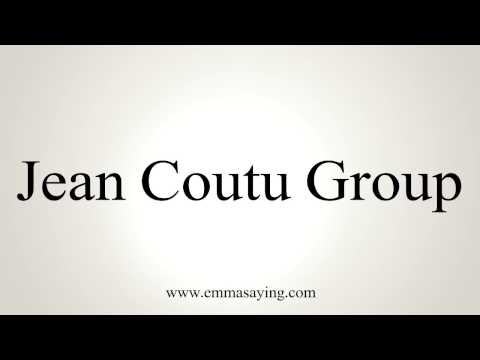 How to Pronounce Jean Coutu Group
