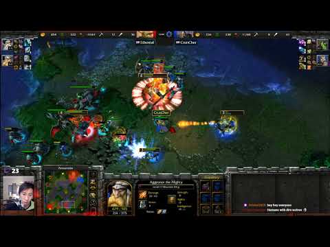 CrunCher (HU) vs Hitman (Orc) - WarCraft 3 Open - Dreamhack Championship - America - WC3031