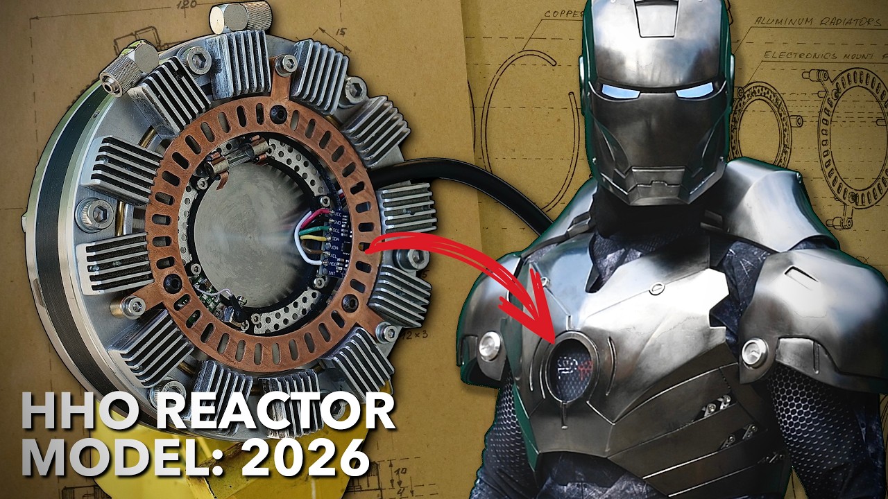 Building new Hydrogen Iron Man reactor. Model 2026: high pressure electrolyzer @ALEXLAB