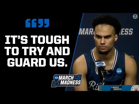 Richmond press conference after UPSET over Iowa in NCAA Tournament | CBS Sports HQ