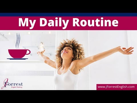 Learn English: My Daily Routine in Present Simple