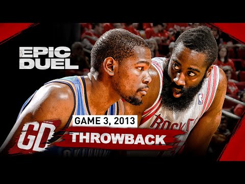 When Kevin Durant & James Harden BECAME VILLAINS 🔥EPIC Playoff Duel Highlights | Game 3, 2013