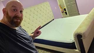 BUILDING THE KING SIZE BED in the guest room daily vlog 222