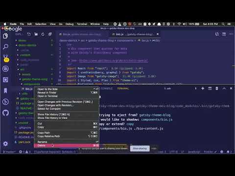 Why The (beta) Gatsby-Theme CLI is excellent for Gatsby Themes Workflow