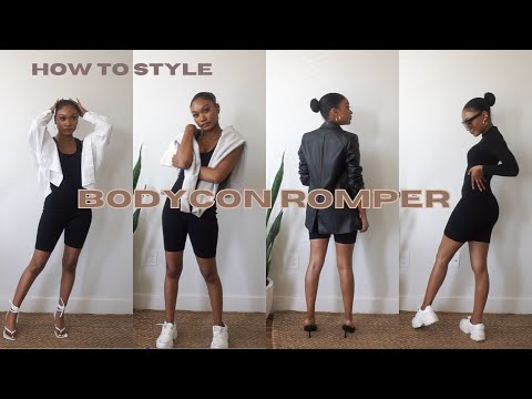 How to Style Bodycon Romper | Styling Fitted Romper|...
