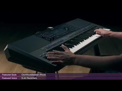 PSR-SX700 - Voice & Style Demonstration: OrchRockBallad2 (Rock)