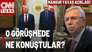 SON DAKİKA🚨Yavaş'tan O Görüşmeye Dair Açıklama: Görüşmenin Tek Gündemi