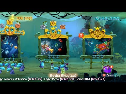 Walkthrough: Rayman Legends 100% - Scuba Shootout