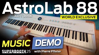 Video thumbnail for 🎹 Arturia ASTROLAB 88 – Exclusive MUSIC DEMO at Superbooth 2025 (w Pierre Pfister) by FutureMusic.es