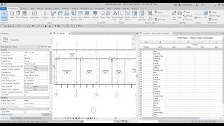 REVIT 2022 ARCHITECTURE LESSON 40: CREATE ROOM FINISH SCHEDULE