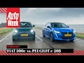 Fiat 500e vs. Peugeot e-208 - AutoWeek dubbeltest