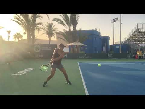 Gala Arangio - College tennis recruiting video Spring 2024