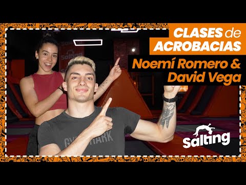 CLASES DE ACROBACIAS en Salting con el aprobado de Noemí Romero y David Vega