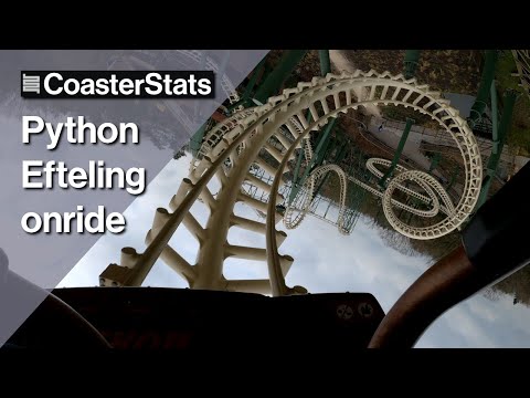 Python onride - Efteling [4K 60FPS]