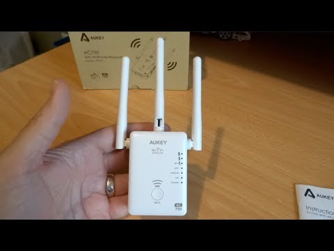 Wifi range extender - aukey ac750 wifi repeater, ap, router ...