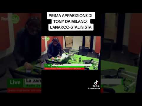 TONY DA MILANO VS  CRUCIANI & PARENZO ALLA ZANZARA