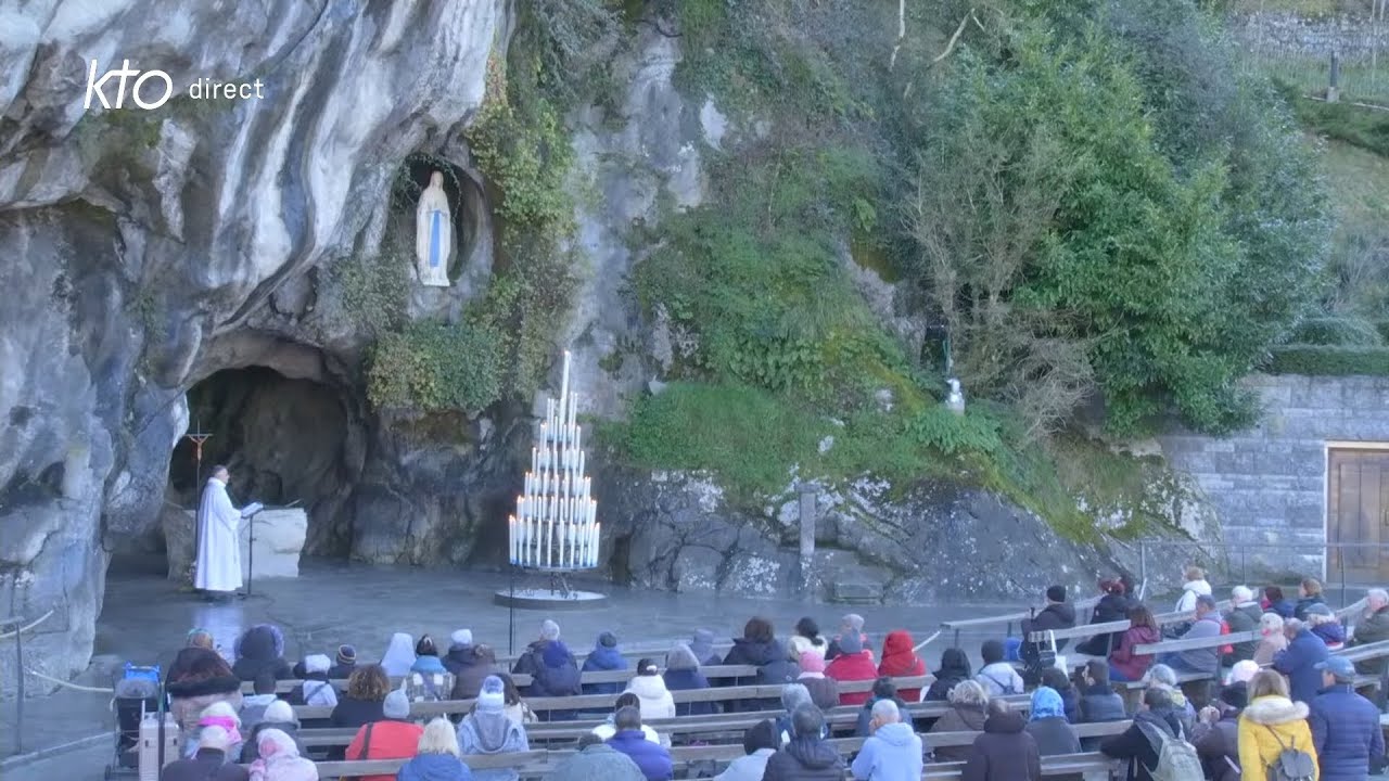 Chapelet du 6 février 2025 à Lourdes